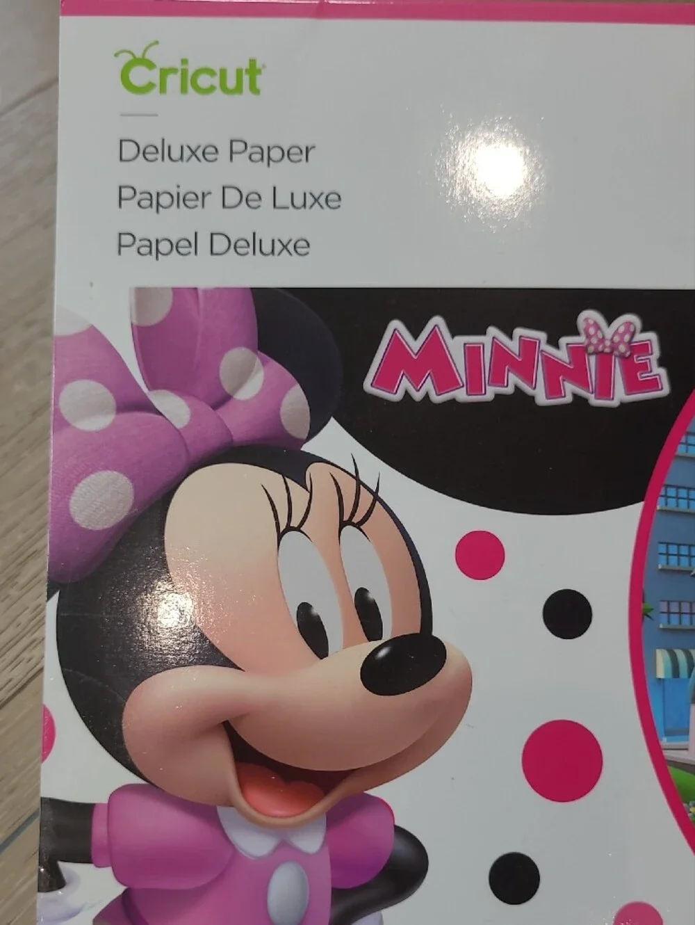 New Cricut Minnie Mouse Deluxe Paper Pack - 12x12 Character Card Stock Heavy